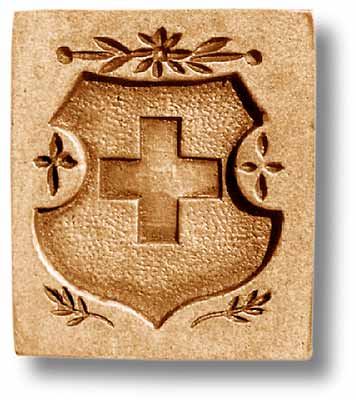 Schweizer Wappen, [22565] 67x78mmNone | category=[3] Modelgrösse von 75 bis 90mm Durchmesser | Mold size between 75 and 90mm diameter